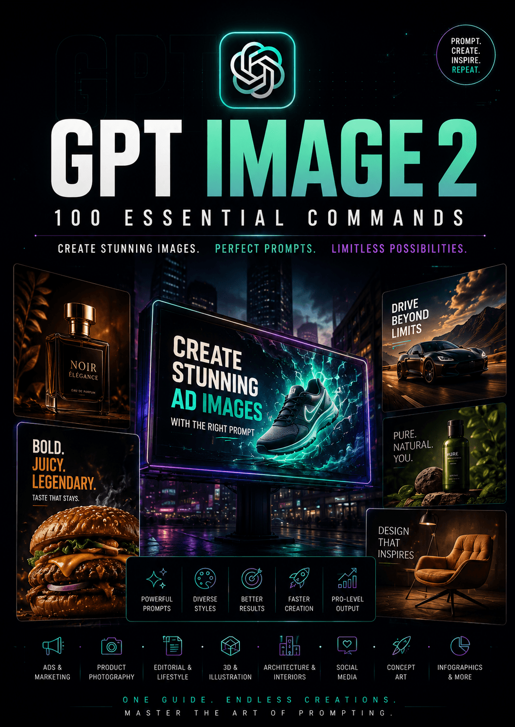 GPT Image 2: 100 Essential Commands cover