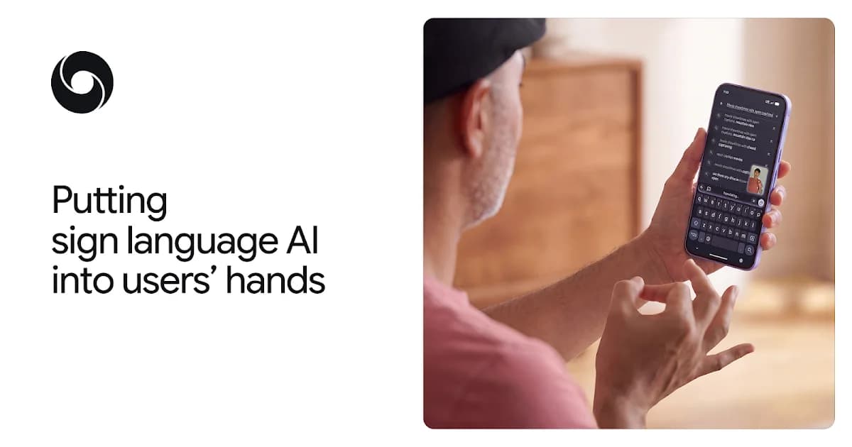 Google DeepMind introduces sign language translation model for mobile devices